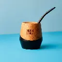 MATE DDL&CO BARRIL MADERA CON BOMBILLA